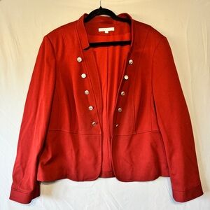 Cleo Womens Blazer XXL Orange Showgirl Academia Office Career Corpcore Teacher